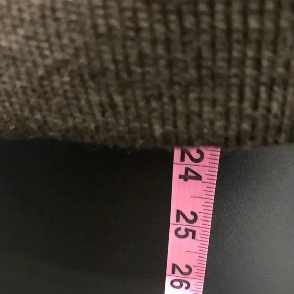 Black Rivet Vintage LeatherJacket,zip front,hip pockets knit collar,lined - Picture 12 of 12